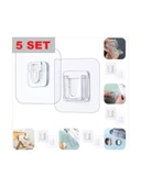 Zuidid Geçmeli Klips Eşya Sabitleme Askısı 5 Set thumbnail 1