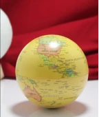 Işıklı Dönen Dünya Küresi Sarı thumbnail 1