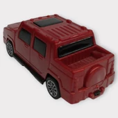 Çek Bırak Arabalar 10 Cm - Kırmızı Jeep thumbnail 3