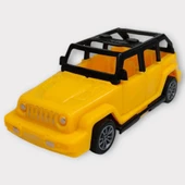Çek Bırak Arabalar 10 Cm - Sarı Jeep thumbnail 1