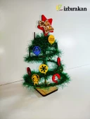 Mini Süslü Spiral Yılbaşı Ağacı 30cm thumbnail 4