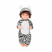 BEBELOU HAYVAN KOSTÜMLÜ BEBEK SET 40CM thumbnail 2