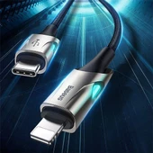 Baseus Fish Eye 1 Metre Type-c To Lightning Kablo thumbnail 3