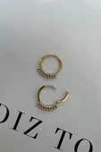 quenn (altın kaplama küpe ) thumbnail 2