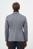 Füme  Örme Mono Yaka 6 Drop Slim Fit Ceket 1002245154 thumbnail 5