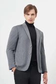 Füme  Örme Mono Yaka 6 Drop Slim Fit Ceket 1002245154 thumbnail 3