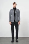 Füme  Örme Mono Yaka 6 Drop Slim Fit Ceket 1002245154 thumbnail 2