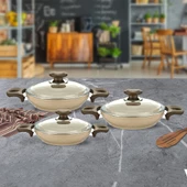 Gülsan Safran 6 Parça Granit Omlet Sahan Seti thumbnail 2
