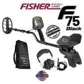 FISHER F75 BLACK DEFİNE DEDEKTÖR - 28cm DD Başlık İle thumbnail 1