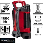 Einhell GE-DP 6935 A ECO Aquasensor Dalgıç Pompası Kirli Su thumbnail 2