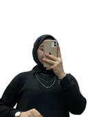 JAKARLI HASIR DESENLİ EŞARP 1061 thumbnail 4