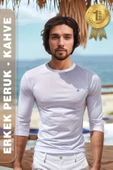 Erkek Peruk Kısa - Kahve thumbnail 1