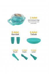 Piknik Takımı 32 Parça 6 Kişilik decobella thumbnail 3