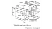 Bosch HBF514BB1T Siyah Ankastre Fırın thumbnail 8