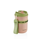 Shotay Strow Çelik Termos Mug 410Ml Pembe thumbnail 1