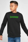 Goosebumps Lettern Siyah Çocuk 2ip Sweatshirt thumbnail 1