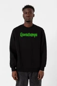 Goosebumps Lettern Siyah Erkek 2ip Sweatshirt thumbnail 1