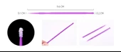 Micro Brush İpek Kirpik ve Blading Fırçası 100lü thumbnail 3