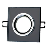 CATA CT 6647 Yeşim Kare Dekoratif Cam Spot Kasası GU10 Duy thumbnail 1