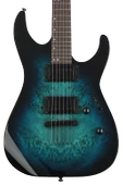 ESP LTD M-200DX NT Blue Burst Elektro Gitar thumbnail 1