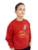 Sıfır Yaka Baskılı Sweat thumbnail 12