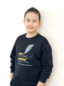 Sıfır Yaka Baskılı Sweat thumbnail 1