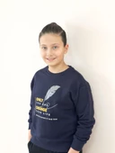 Sıfır Yaka Baskılı Sweat thumbnail 9