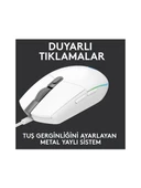 Logitech G102 910-005824 Beyaz Lightsync Optik Kablolu Oyuncu Mouse thumbnail 5