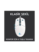 Logitech G102 910-005824 Beyaz Lightsync Optik Kablolu Oyuncu Mouse thumbnail 4