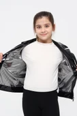 Kız Çocuk Deri Ceket 51262 thumbnail 6