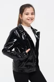 Kız Çocuk Deri Ceket 51262 thumbnail 4