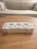 Tabaklı Beton Mumluk Tealight Dahil thumbnail 2