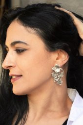STONEAGE JEWELLERY Yaprak Küpe thumbnail 2