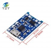 5 Adet Mikro Usb Pil Şarj Devresi  ( TP4056 ) thumbnail 3