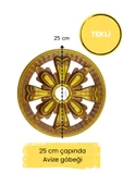 Dekoratif Polimer 25 cm Avize Göbeği thumbnail 1