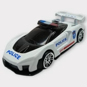 Metal Mini Polis Arabası  8 cm - Polis - 4 thumbnail 1