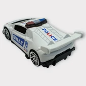 Metal Mini Polis Arabası  8 cm - Polis - 3 thumbnail 3