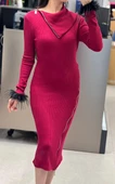 Triko fermuarlı Elbise thumbnail 1