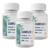 Curflex Tip 2 Kolajen, MSM, Zerdeçal 30 Kapsül - 3'lü thumbnail 1