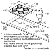 Bosch POP7C9P30O Antrasit Cam Ankastre Ocak thumbnail 6