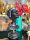 Dekoratif Afrikalı kadın Kaideli  Biblo thumbnail 4