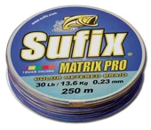 Sufix Matrix Pro 0.35mm 250m Multicolor İp Misina 36KG thumbnail 1