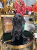 Dekorarif köpek Heykeli Biblo thumbnail 3