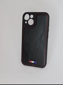 İPHONE 14 DERİ GÖRÜNÜMLÜ SİYAH KILIF thumbnail 2