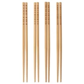 SUMUHOME TREBENT CHOPSTICK YEMEK ÇUBUĞU BAMBU 4 ÇİFT thumbnail 1