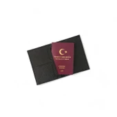 Deri Pasaportluk & Cüzdan Siyah thumbnail 1