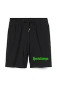 Goosebumps Lettern Erkek Siyah Şort thumbnail 1