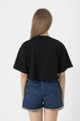 Inspector Gadget Mad Siyah Kadın Crop Tshirt thumbnail 3