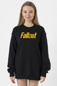 Fallout Lettern Siyah Kadın 2ip Sweatshirt thumbnail 1