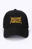 Nuclear Assault Lettern Siyah Fileli Şapka thumbnail 1